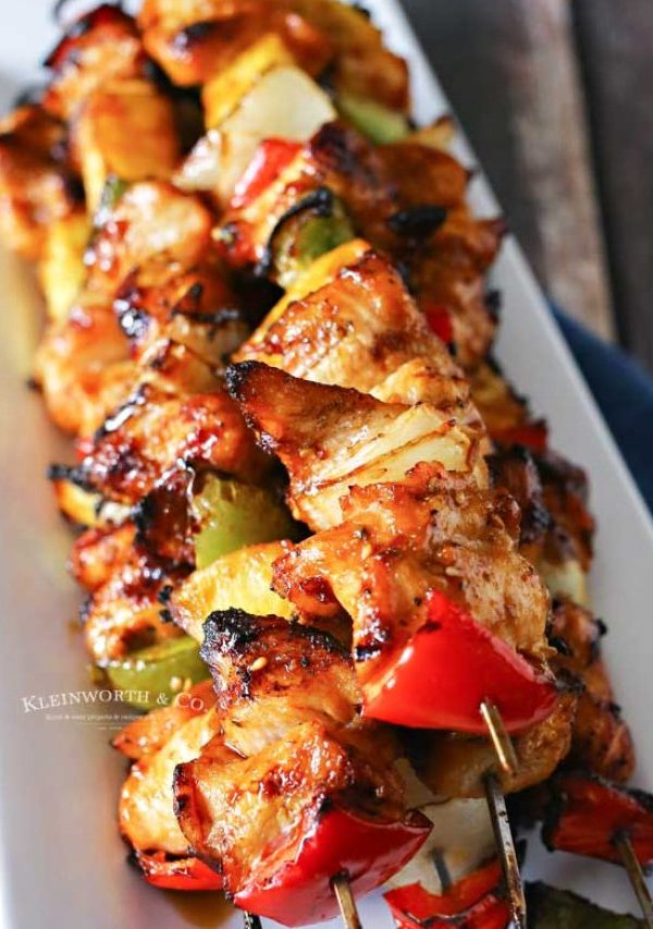 best chicken kabobs - Teriyaki Chicken Kabobs