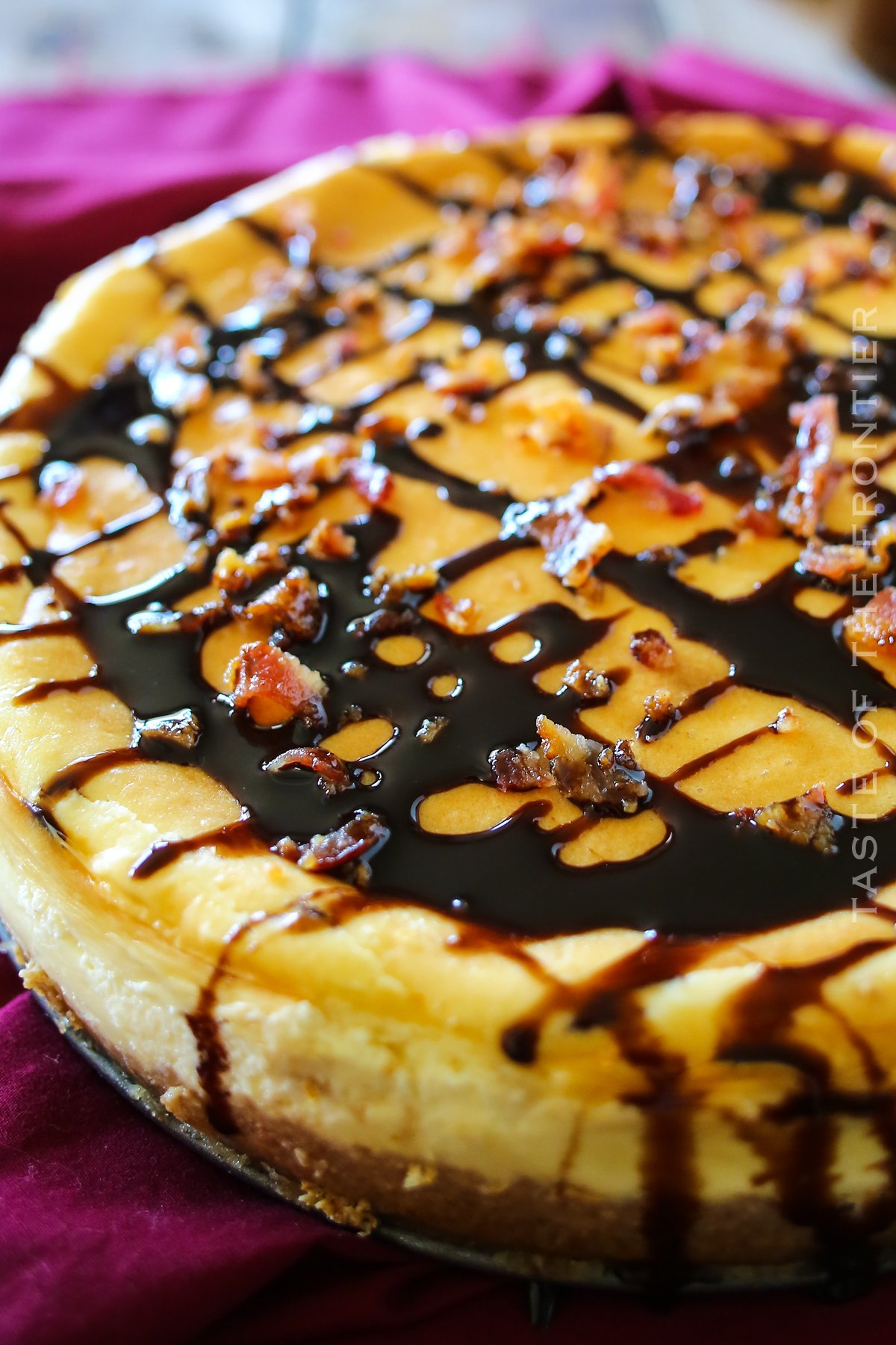 Bacon Bourbon Caramel Cheesecake Yummi Haus