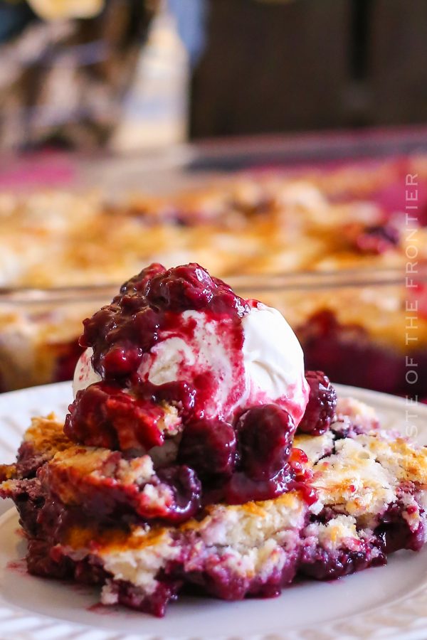 Simple Blackberry Cobbler