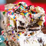 Cake Batter Oreo Cheesecake Dessert