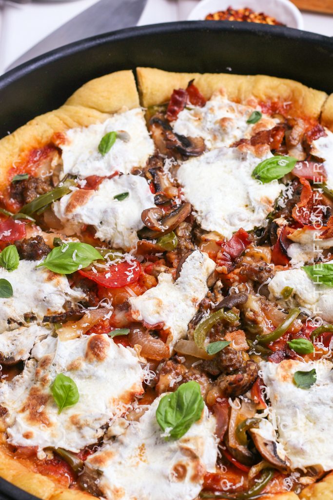 Cast Iron Skillet Pizza Taste of the Frontier