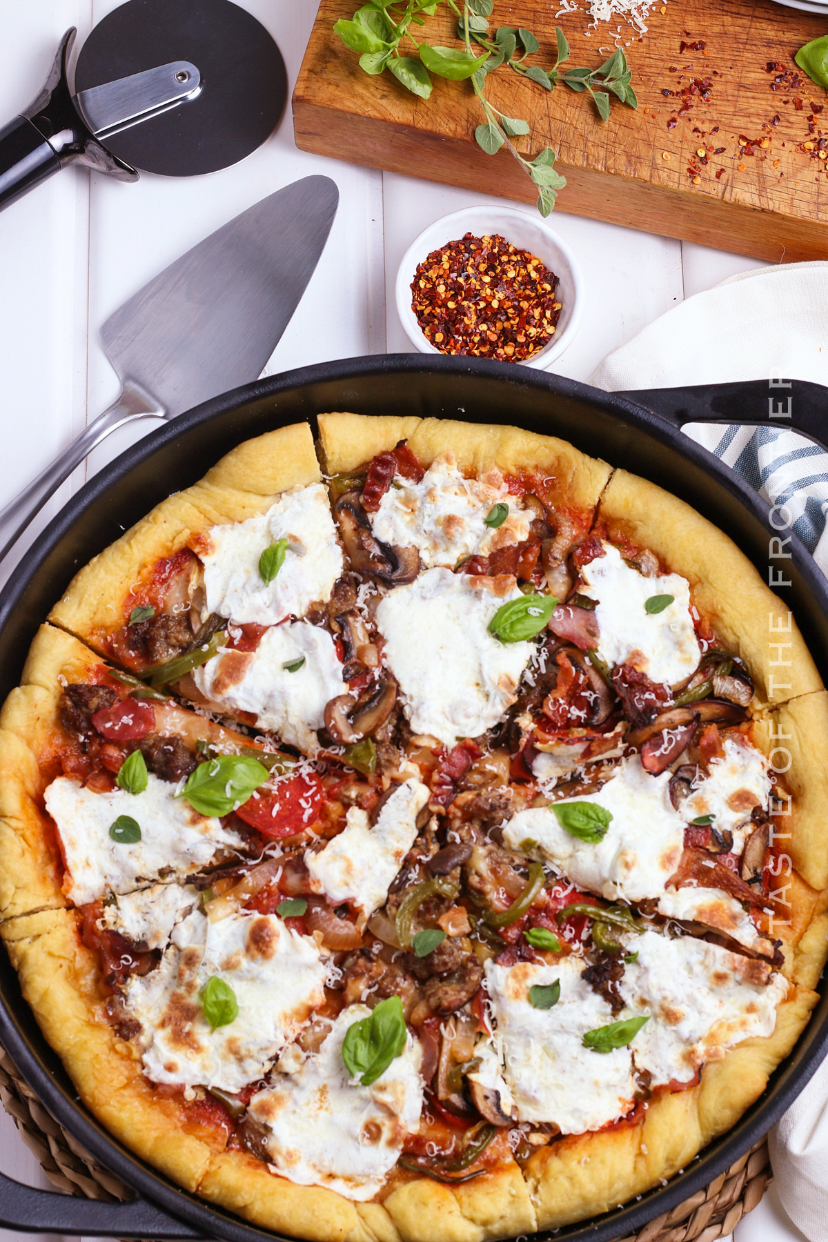 recipe for Skillet Pizza