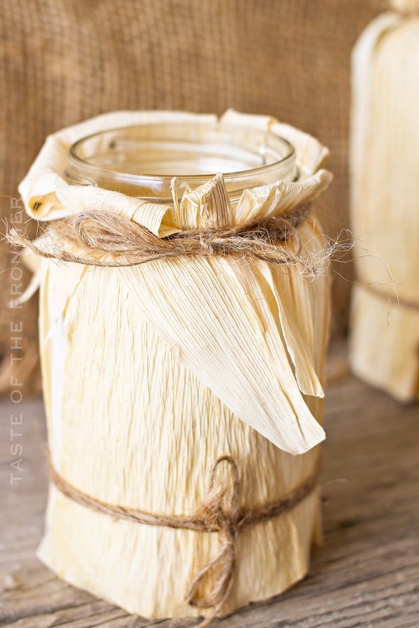 Corn Husk Luminaries