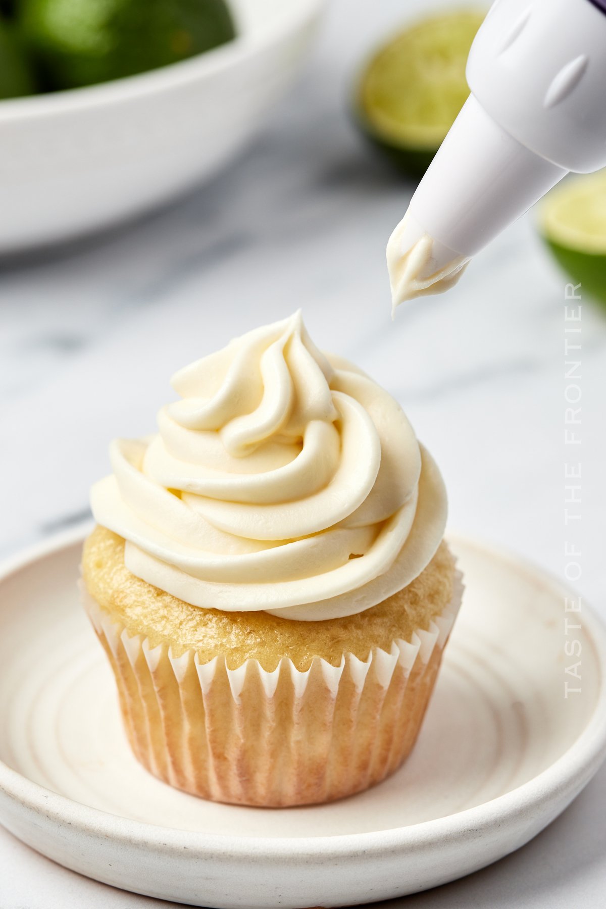 adding lime frosting