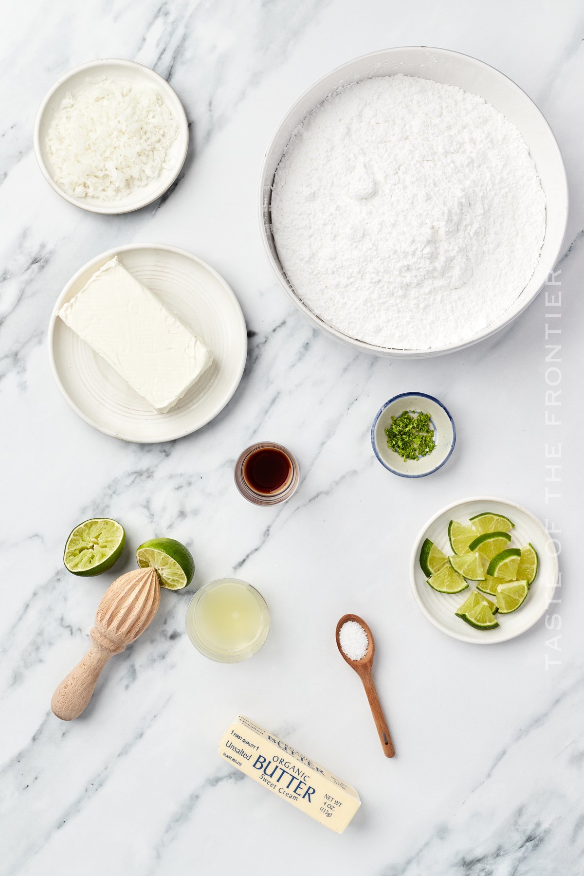 ingredients for Easy Coconut Cupcakes