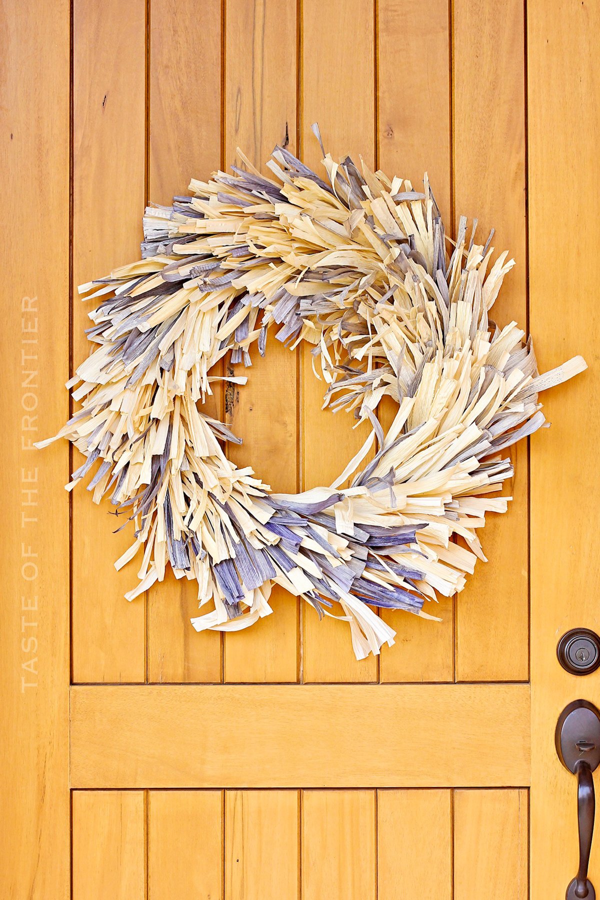 Frayed Corn Husk Wreath