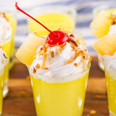 Coconut Pudding Shots