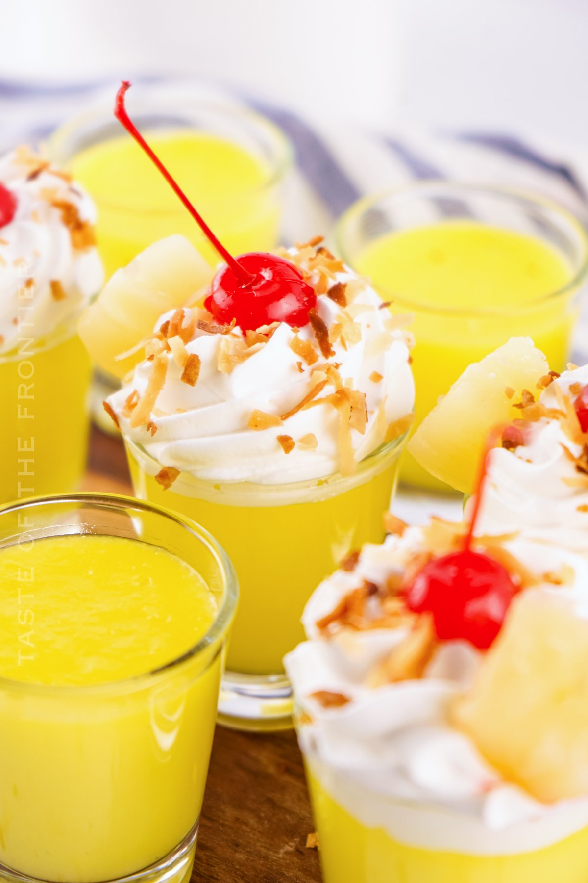 Pineapple Pudding Shots