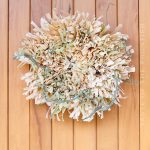 Raw Husk Corn Husk Wreath