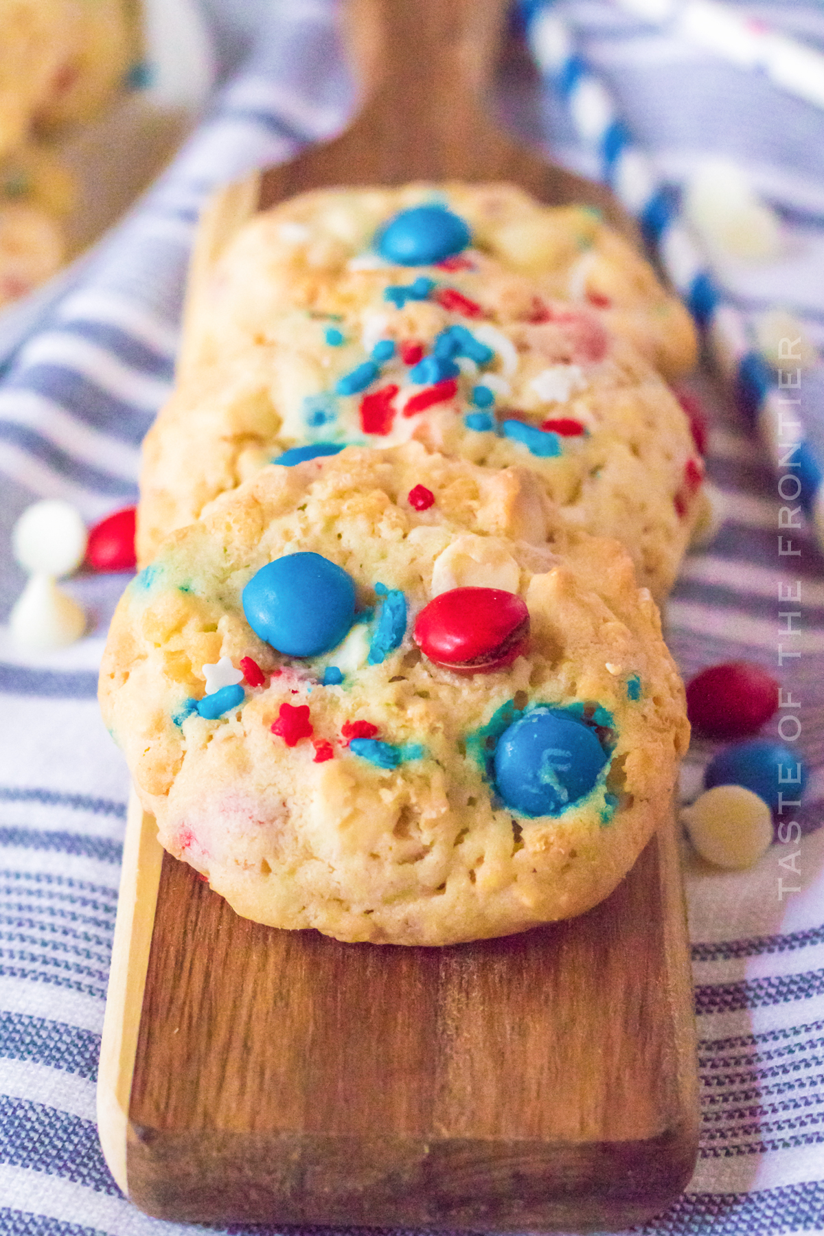 Rice Krispie Cookies with M&M's