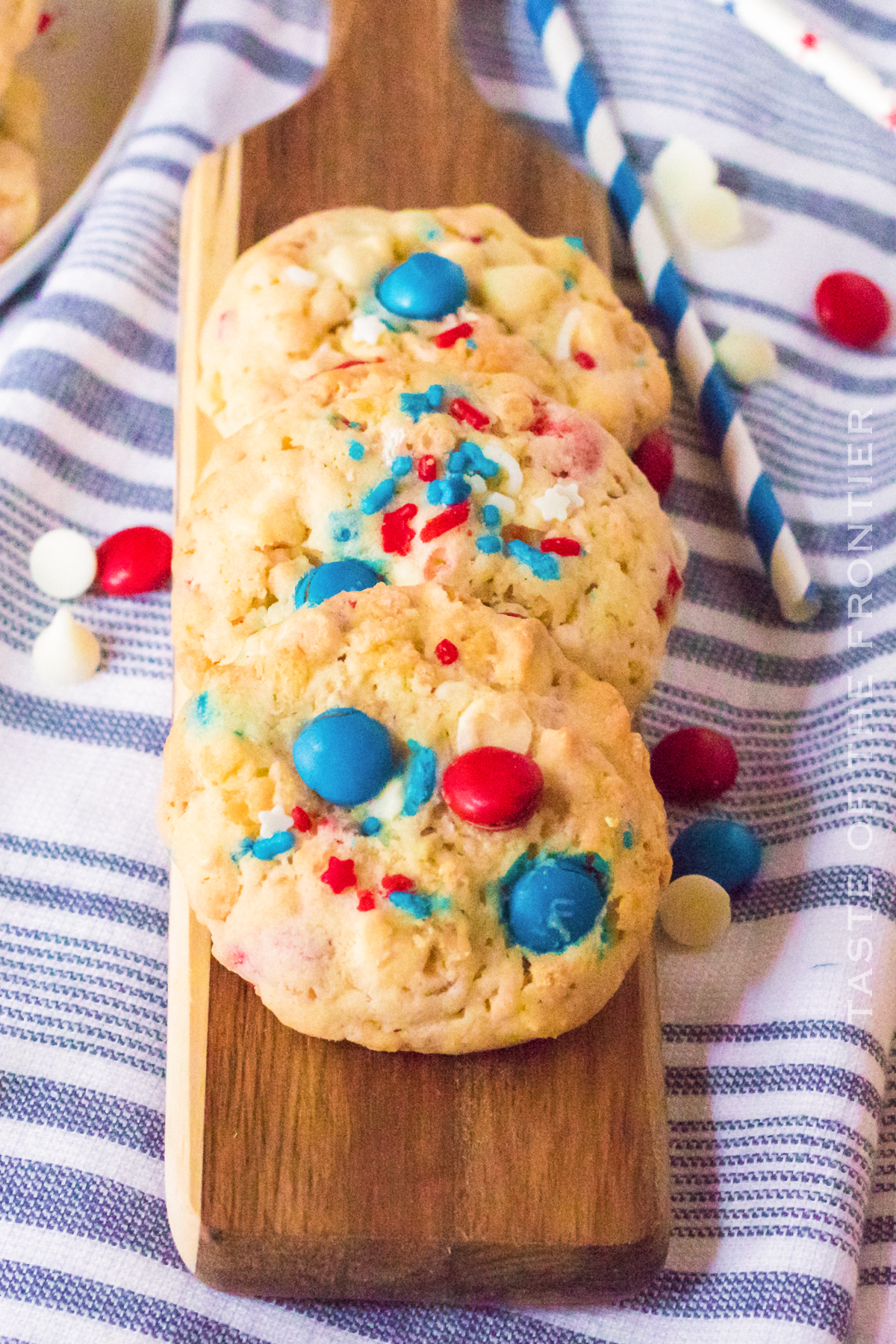 Patriotic Rice Krispie Cookies