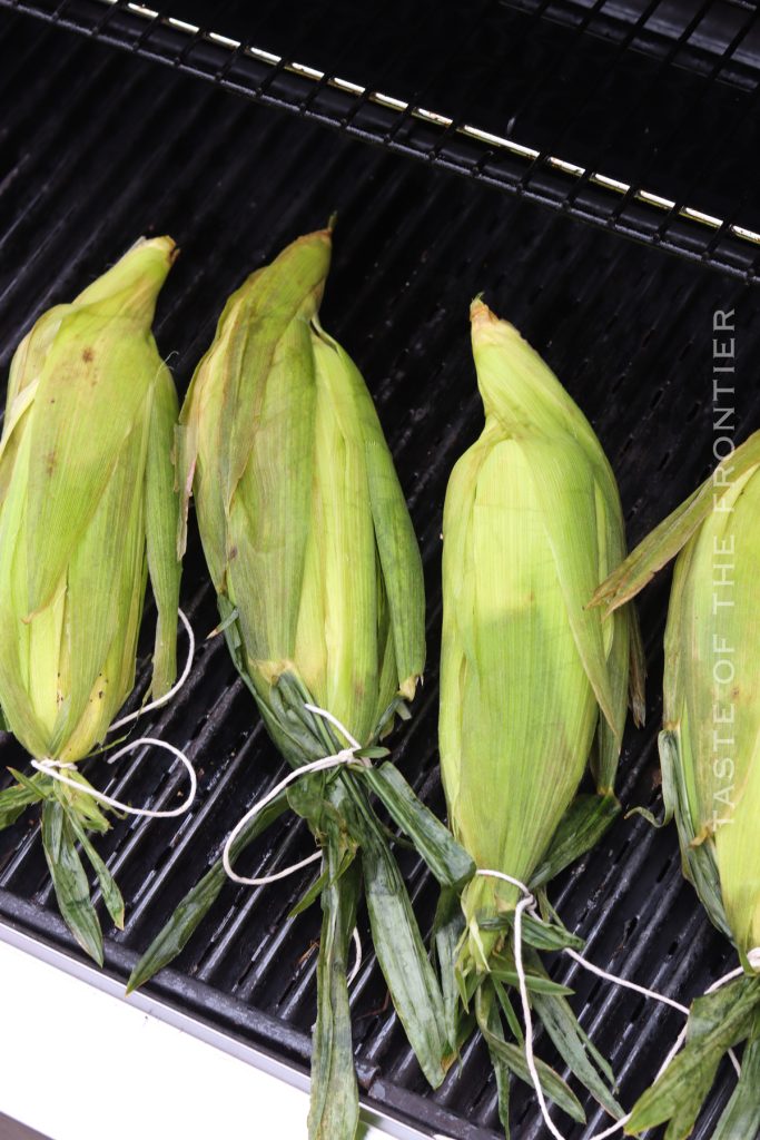 corn on smoker