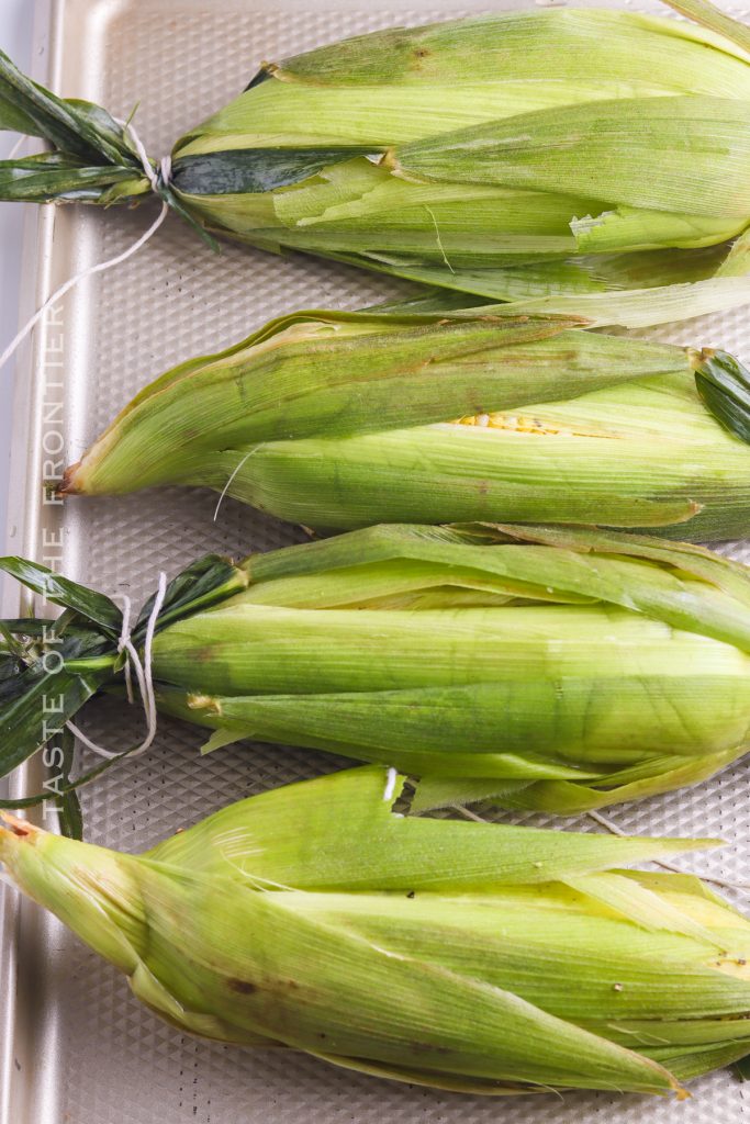 tied corn husks