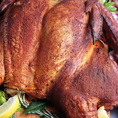 Smoked Spatchcock Turkey