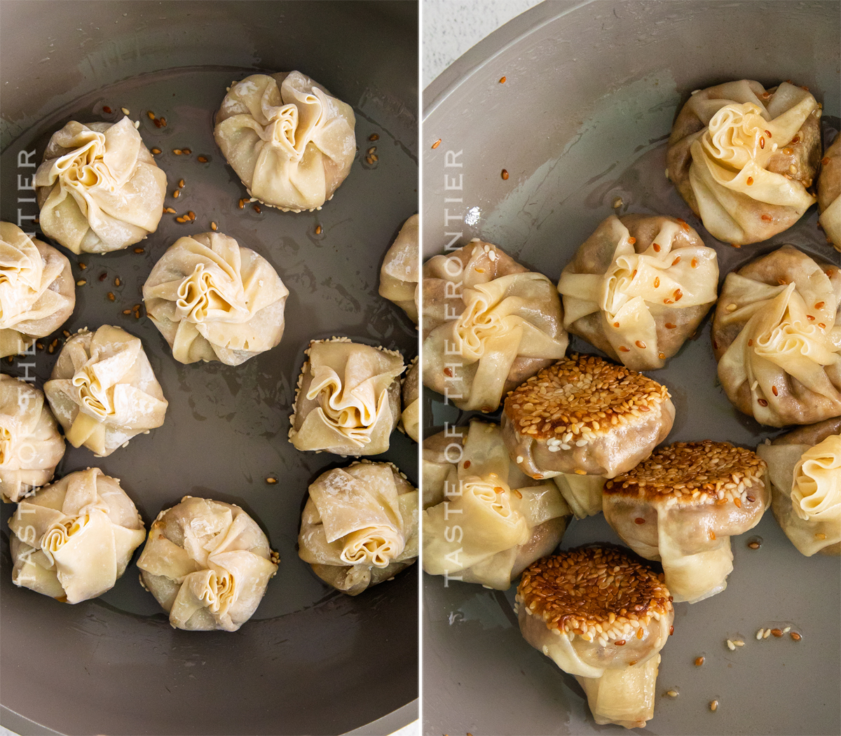 cooking dumplings