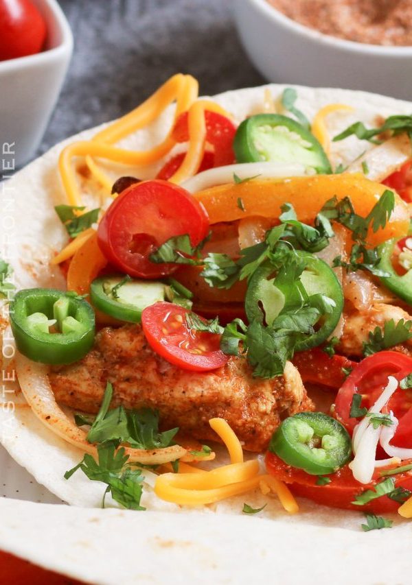 easy chicken dinner fajita