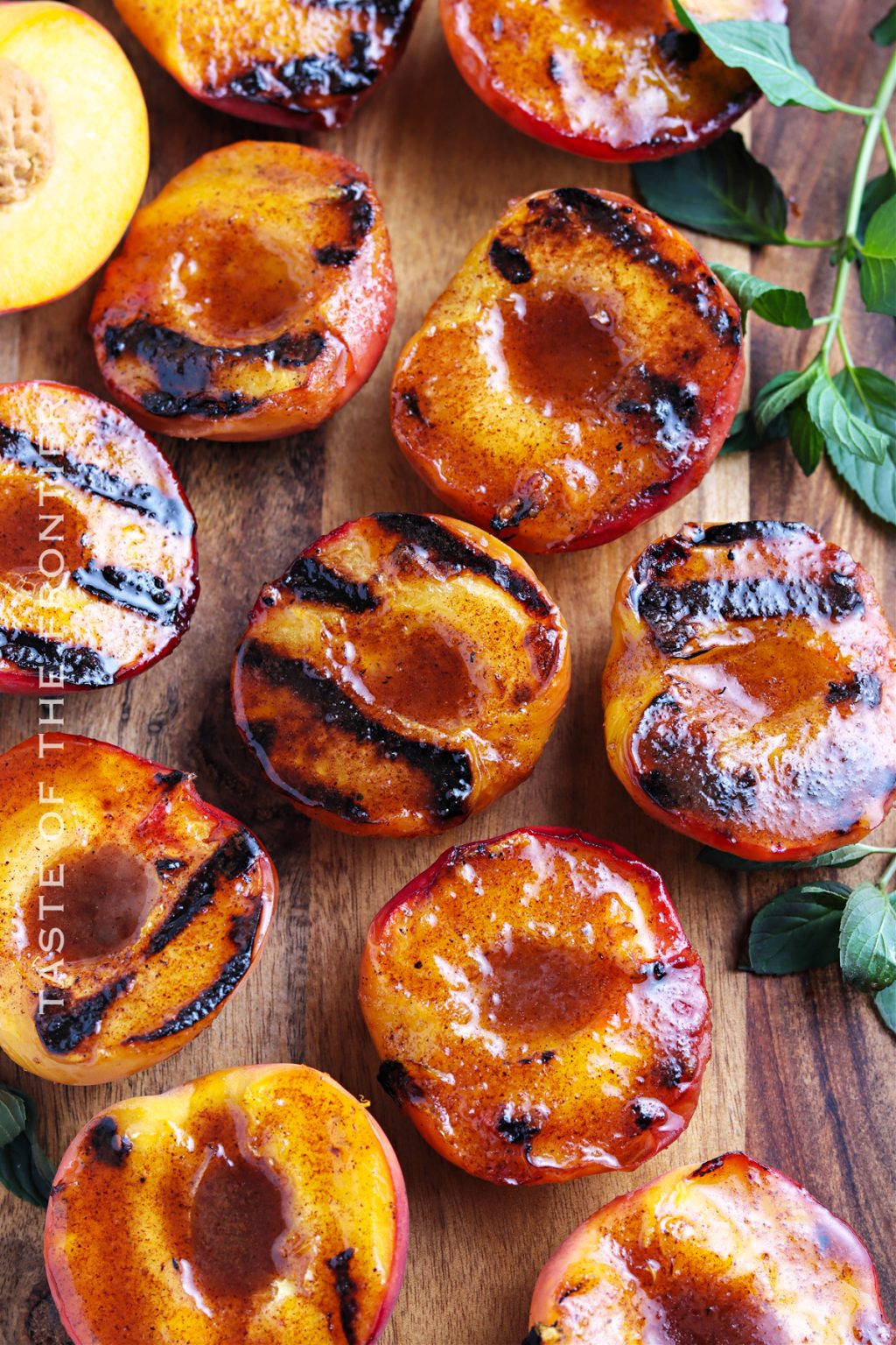 Grilled Peaches Taste of the Frontier