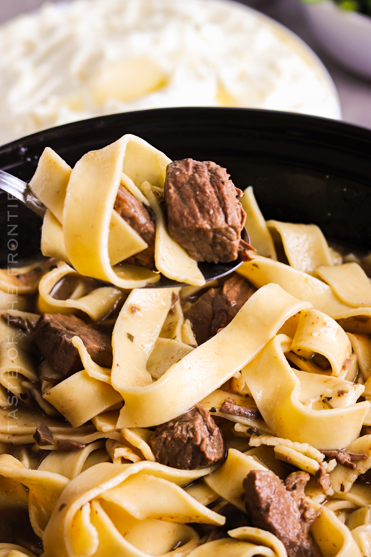 Slow Cooked Beef and Noodles