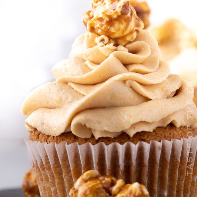 Caramel Cupcakes with Caramel Frosting