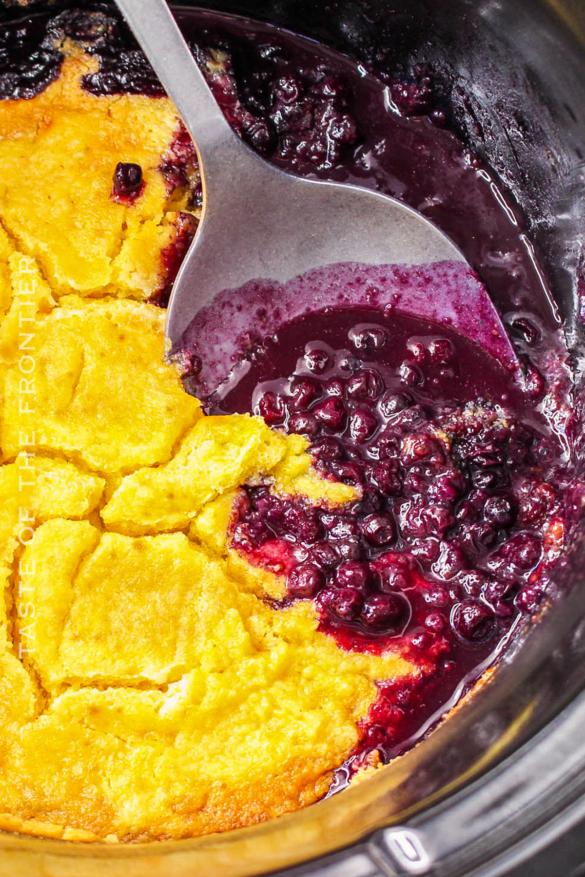 Slow Cooker Dessert with Blueberries