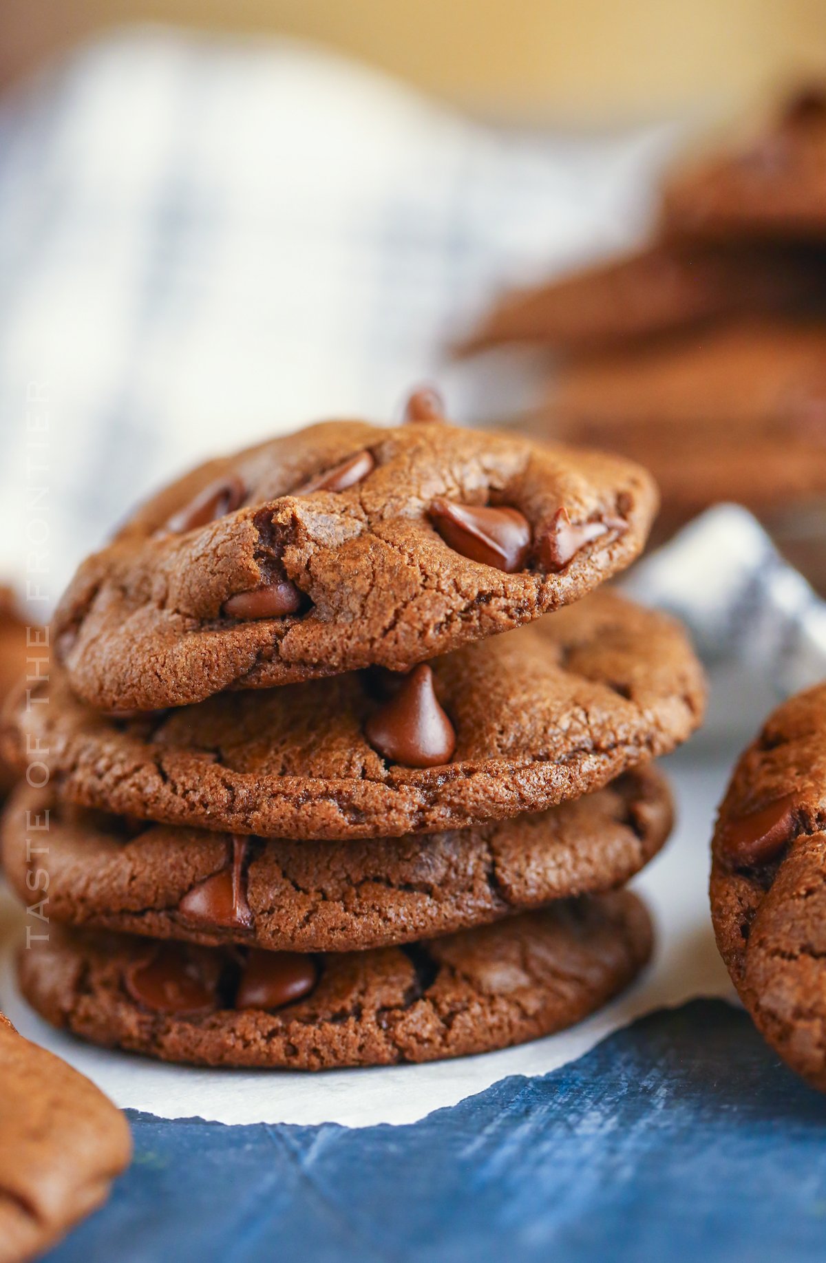 how to make Double Chocolate Chip Cookies