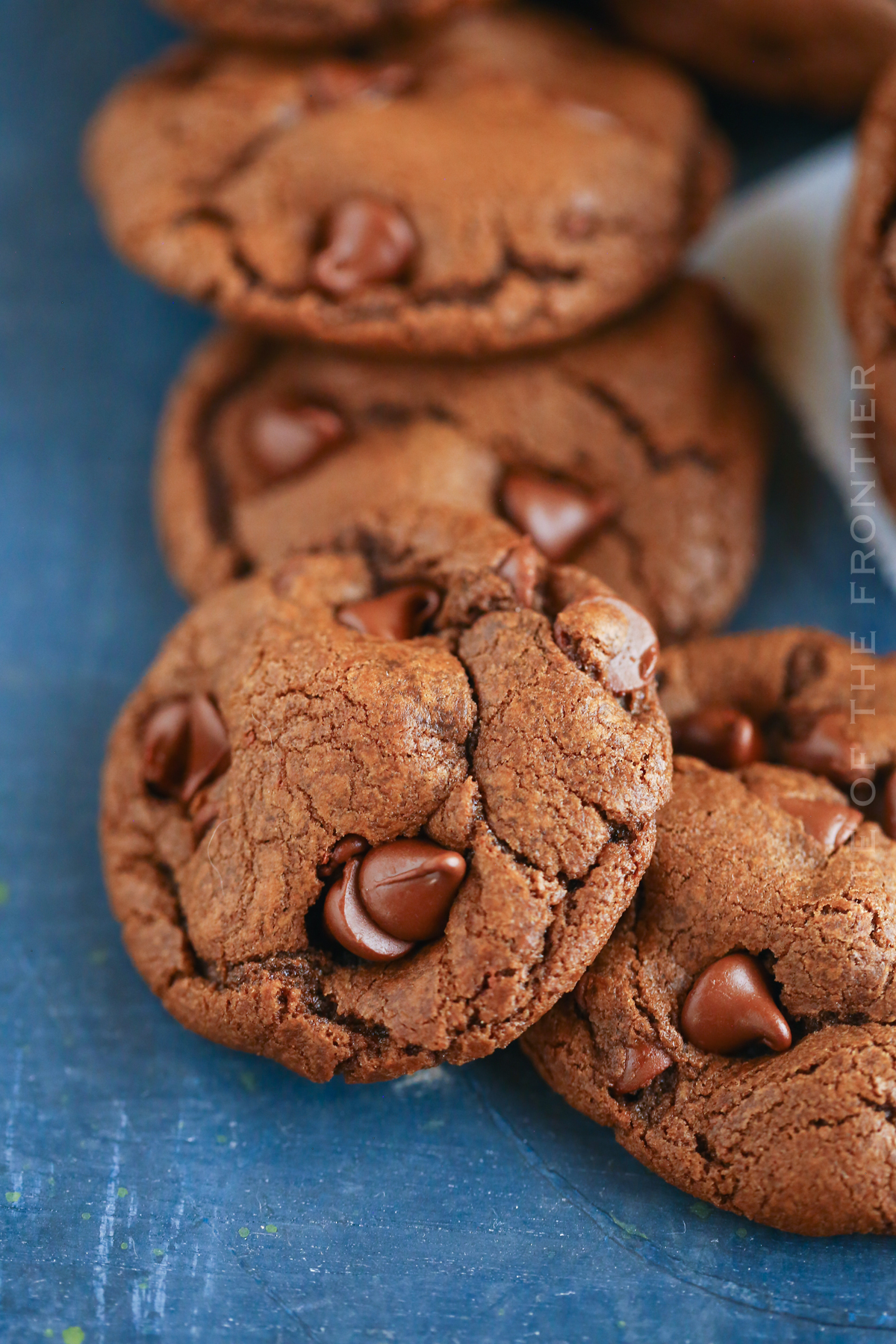 ingredients for Double Chocolate Chip Cookies