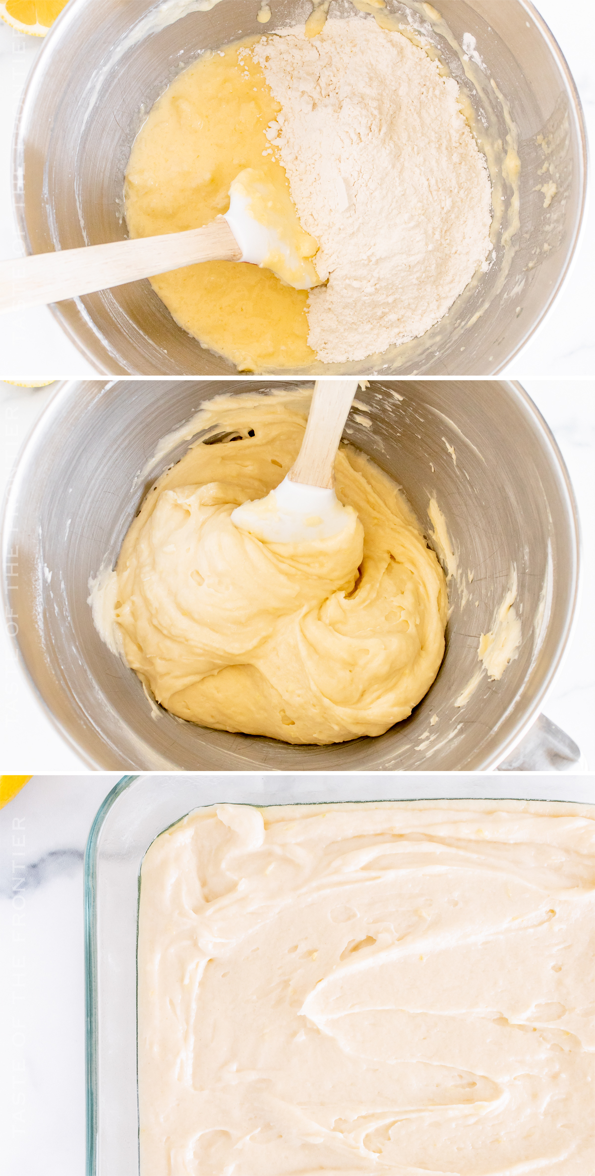 lemon cake batter