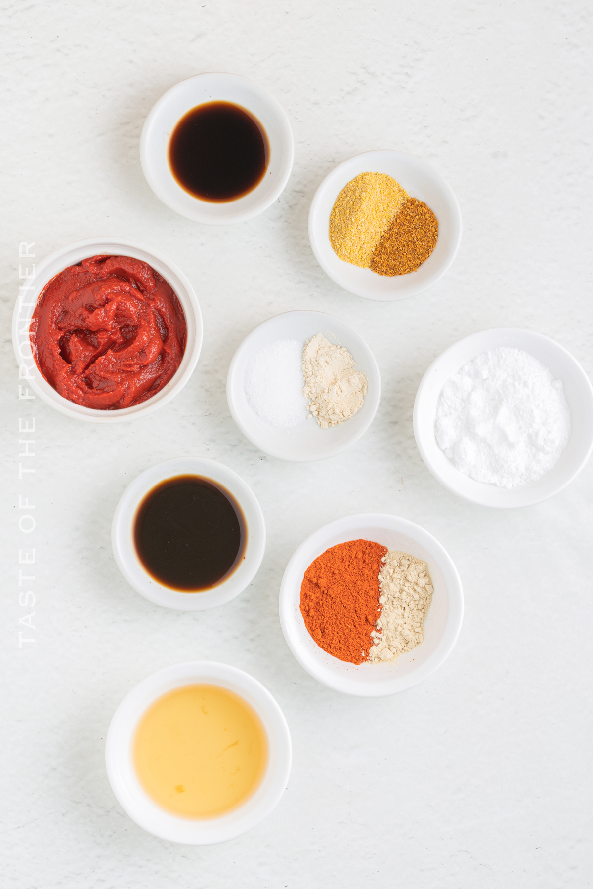 Ingredients for Keto BBQ Sauce