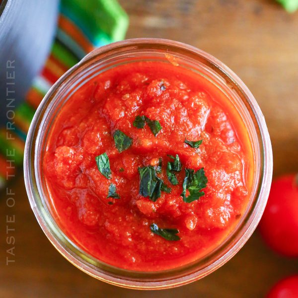 Keto Marinara Sauce Taste of the Frontier