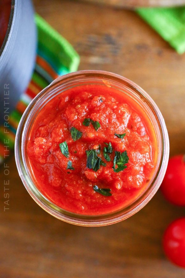 Keto Marinara Sauce - Taste of the Frontier