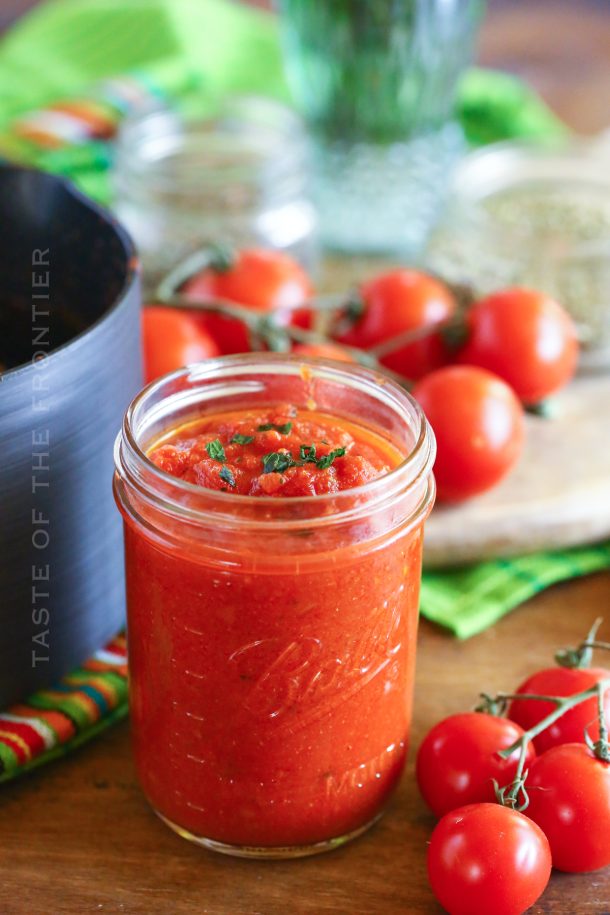 Keto Marinara Sauce Taste of the Frontier