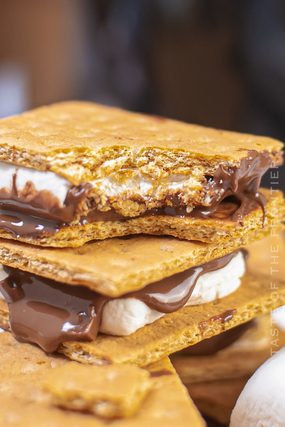 easy s'mores in the air fryer