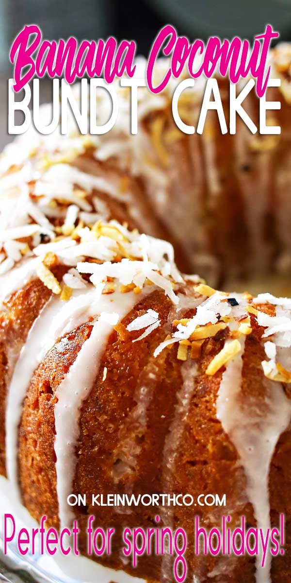 Banana Coconut Bundt Cake