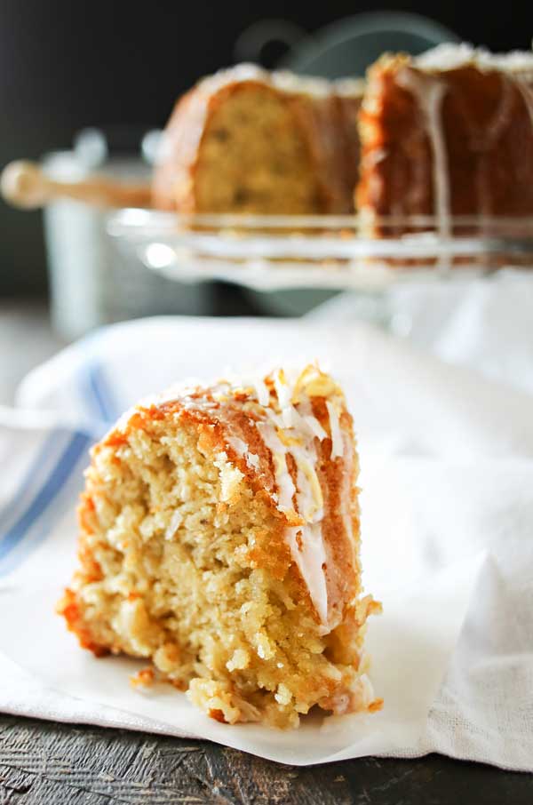 Best Banana Cake - Banana Coconut Bundt Cake