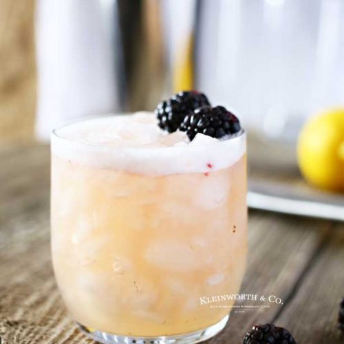 Blushing Whiskey Sour Taste of the Frontier
