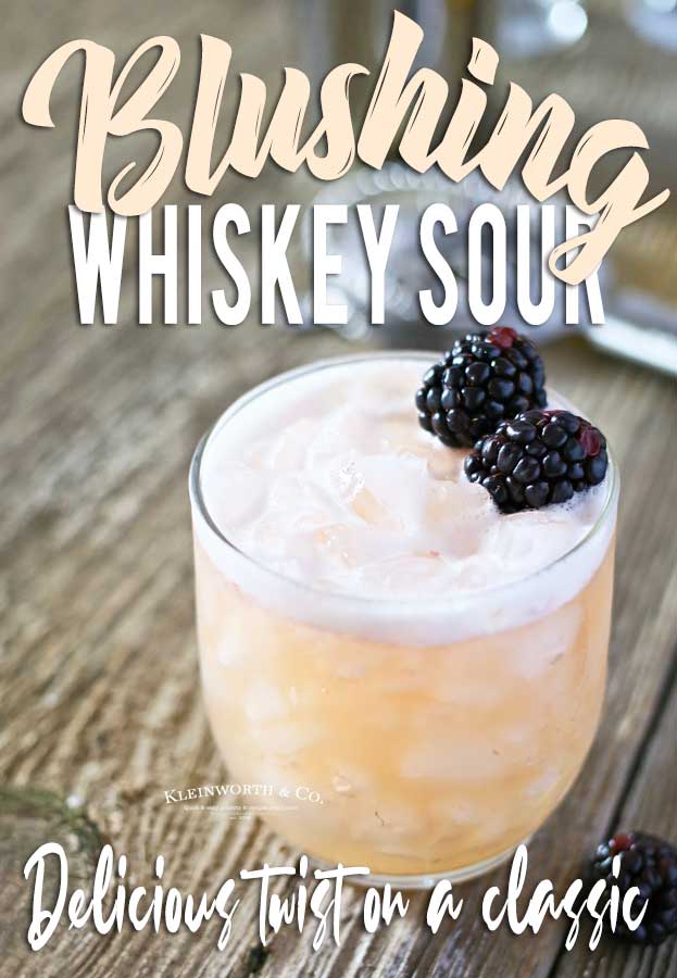 Blackberry Whiskey Cocktail