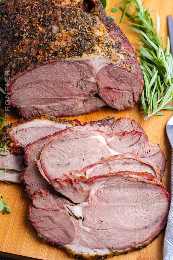 Smoked Boneless Leg of Lamb