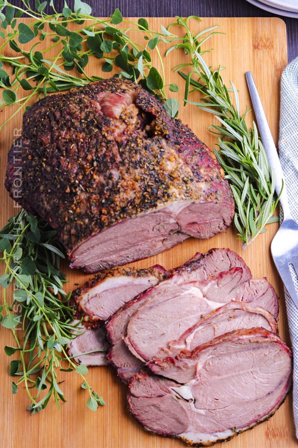 Smoked Boneless Leg of Lamb - Taste of the Frontier
