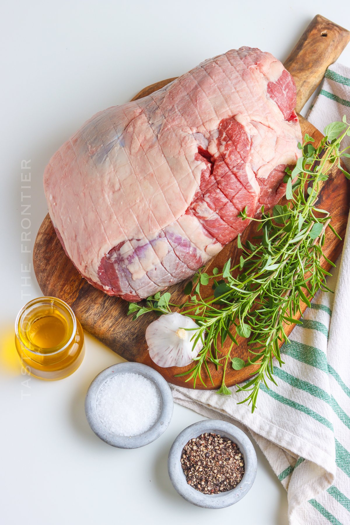 Ingredients for Smoked Boneless Leg of Lamb