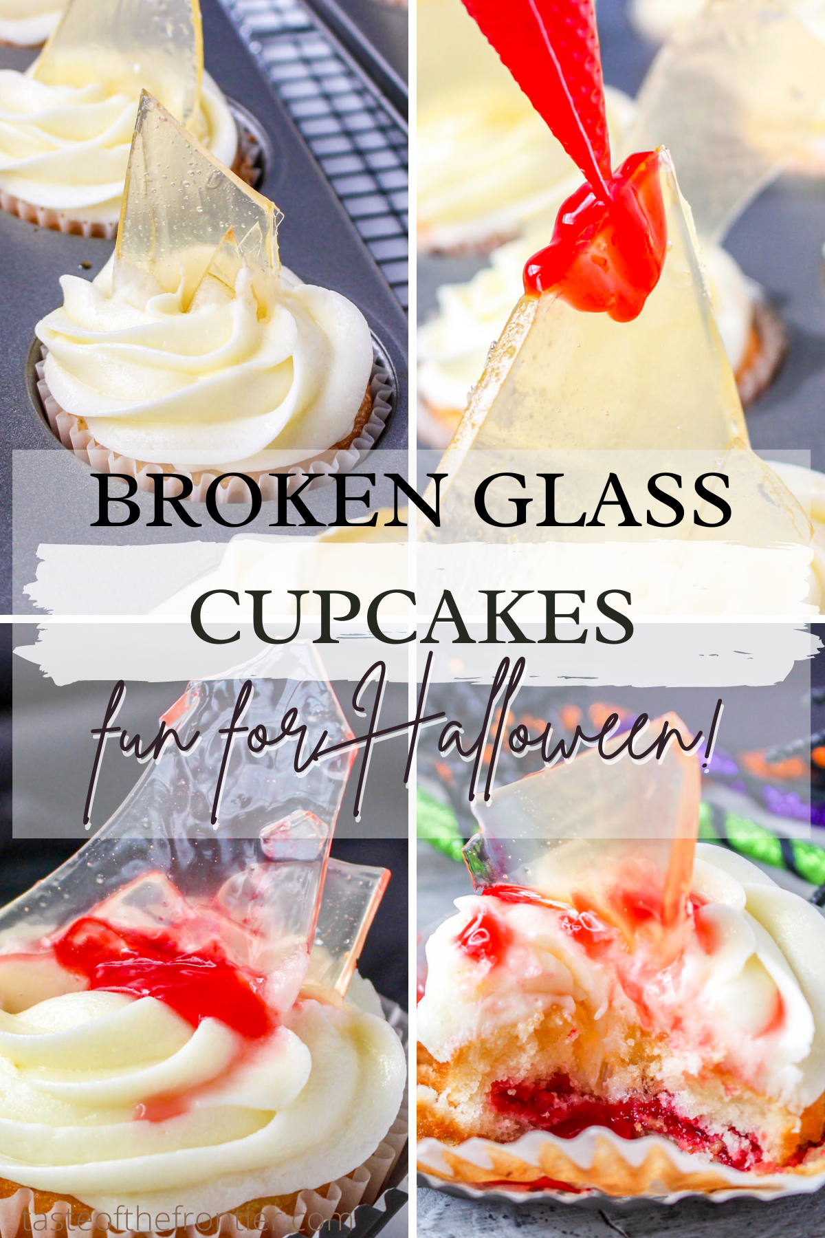Broken Glass Cupcakes