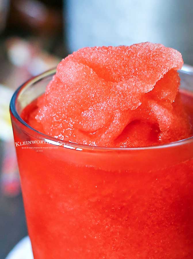 how to make Homemade Cherry Slurpee