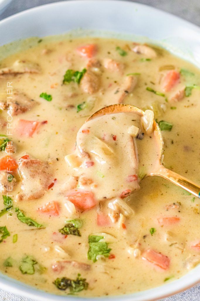 Chicken and Mushroom Soup - Yummi Haus