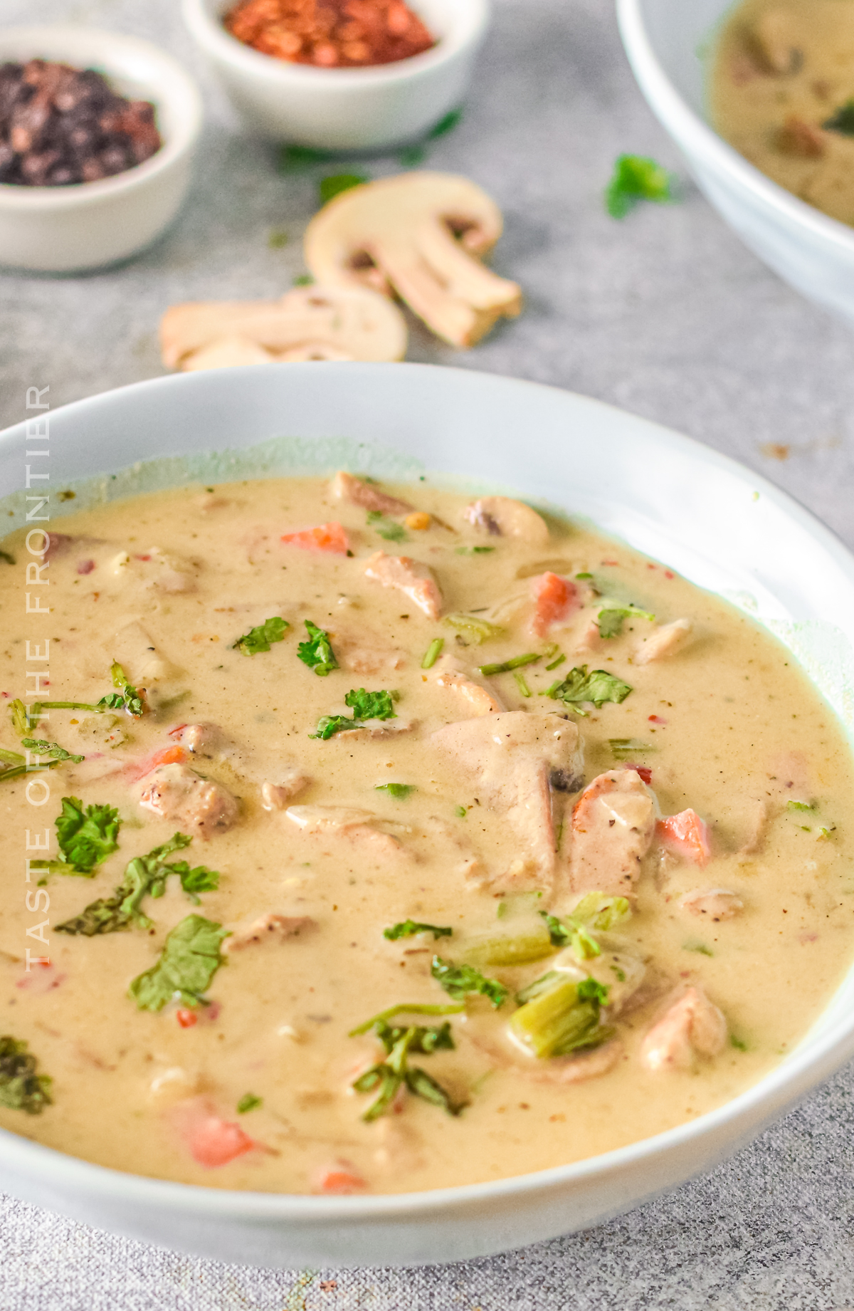 Easy Chicken and Mushroom Soup