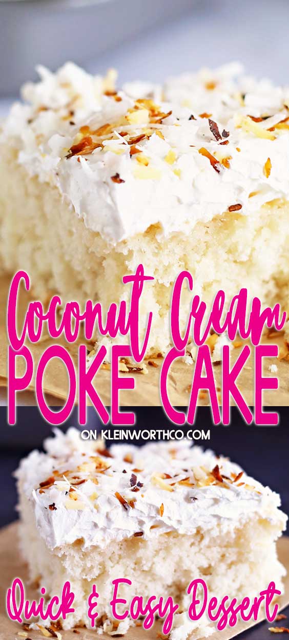 Coconut Cream Poke Cake Recipe