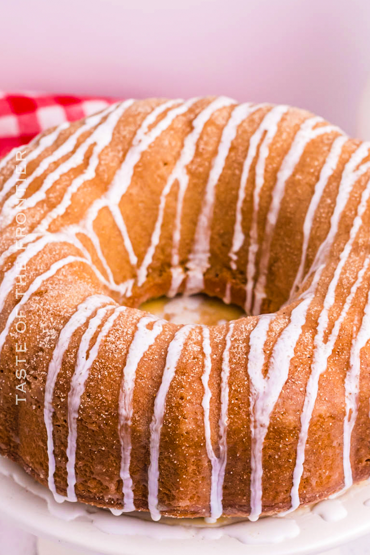 cake made with apple cider