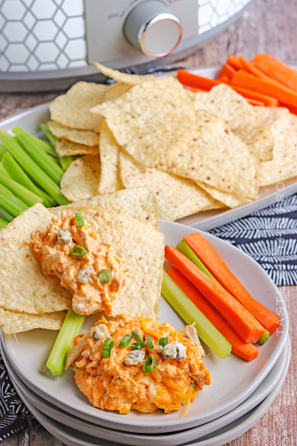 Slow Cooker Buffalo Chicken Dip Taste of the Frontier