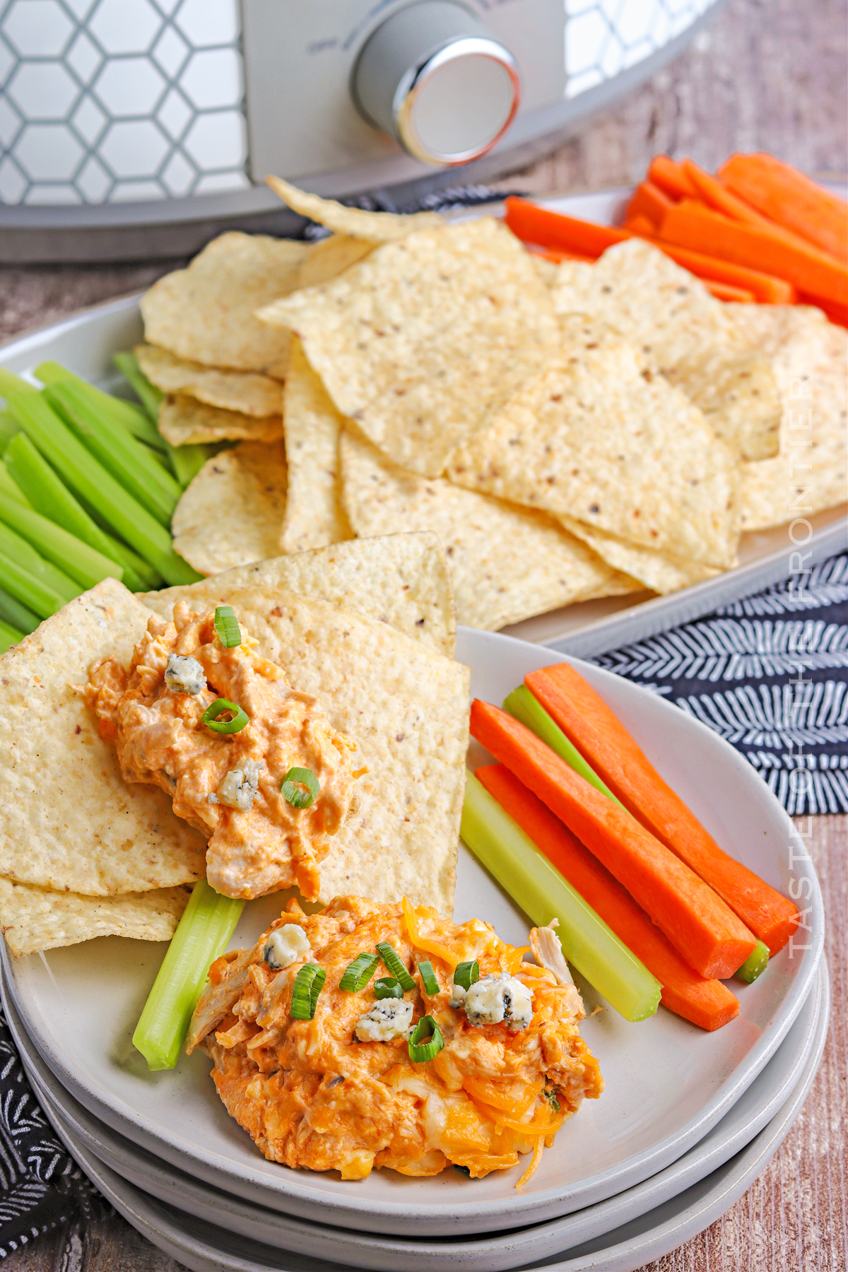 Cheesy Buffalo Chicken Dip