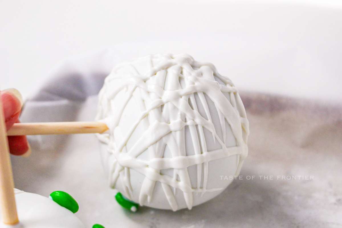 decorating candy coated apples