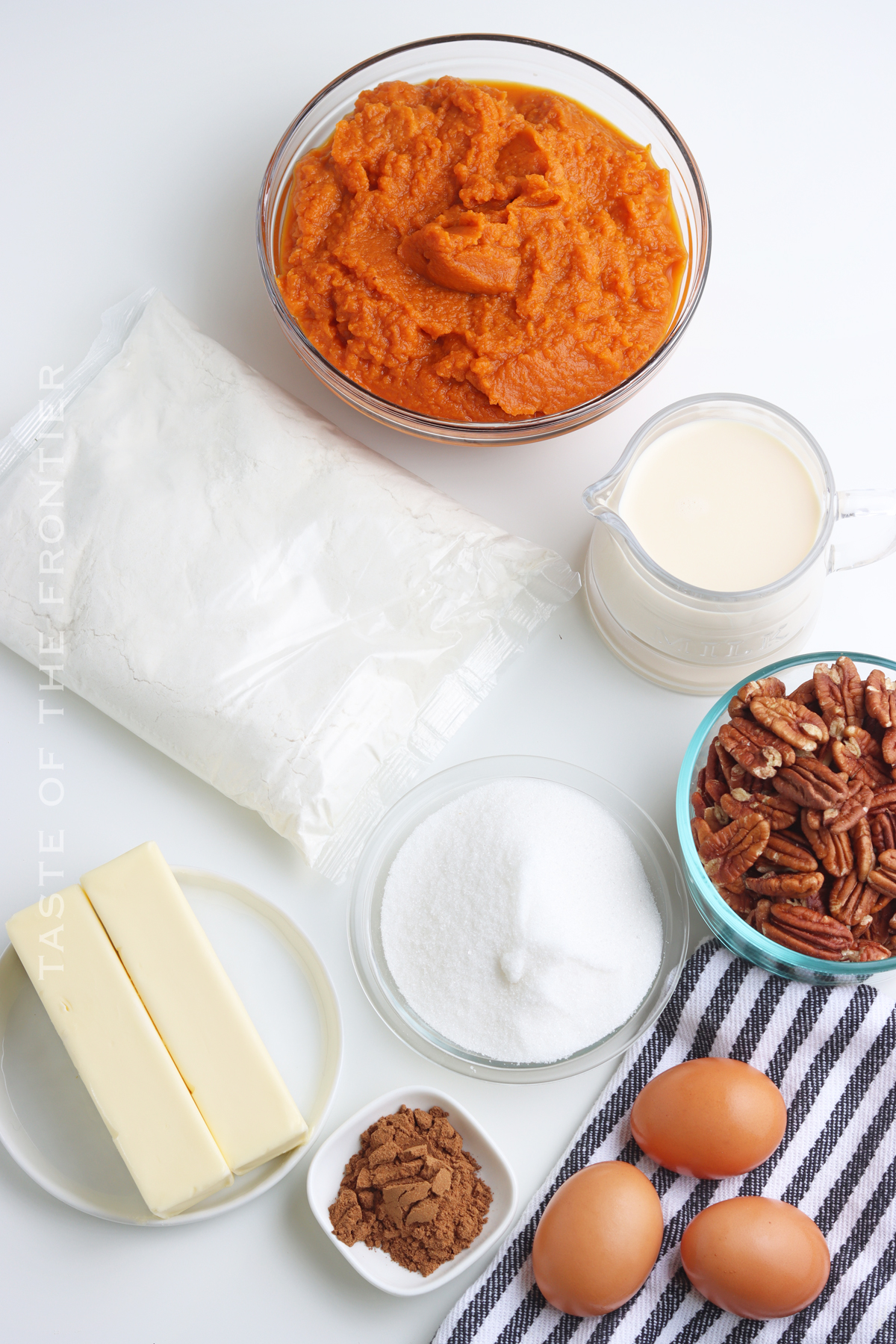 Ingredients for Pumpkin Dump Cake