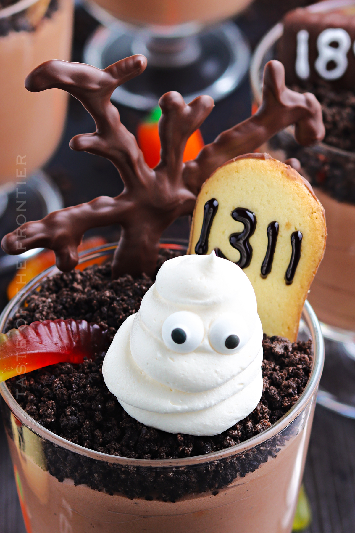 Recipe for Ghosts in the Graveyard Dessert